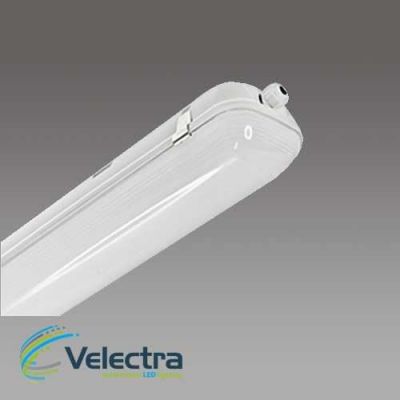 Velectra River-LED 1200 840 2700lm ND NOOD PC RVS Clips IP65